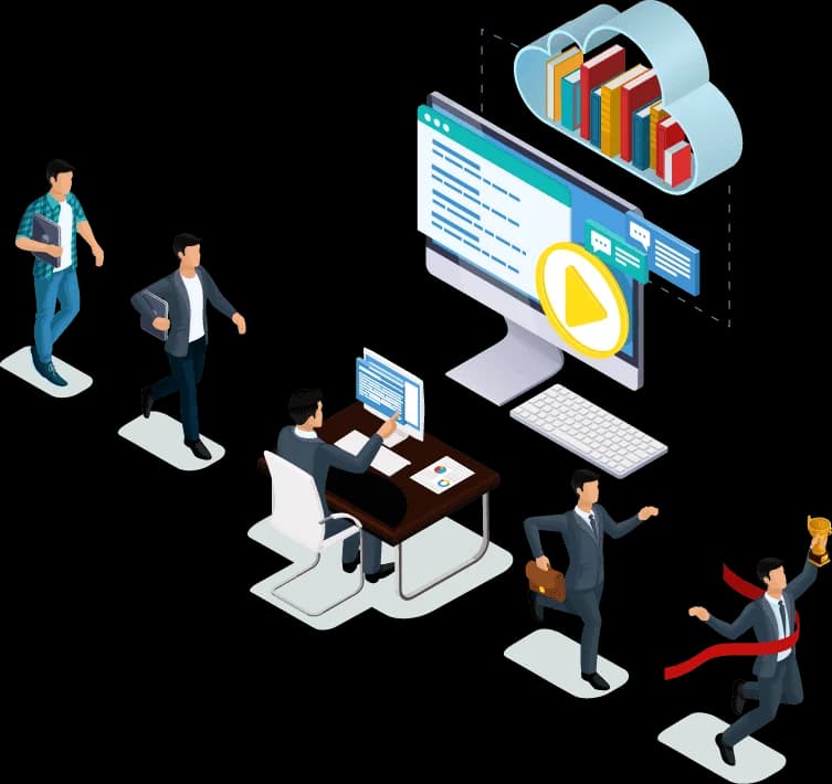 Training and professional development illustration